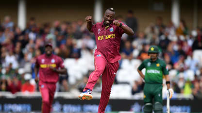 CWC19: WI v Pak – Russell strikes as Fakhar departs for 22