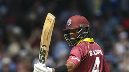 Four of Shai Hope's six ODI centuries have come while opening the batting