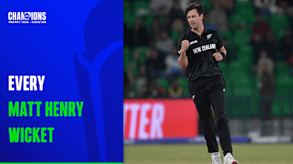 Every Matt Henry wicket | Champions Trophy 2025