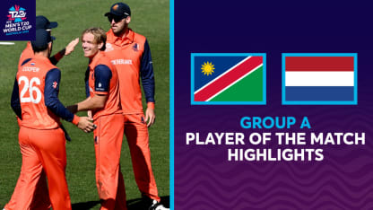 Bas de Leede does damage with bat and ball for Netherlands | POTM Highlights | T20WC 2022