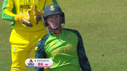 CWC19: AUS v SA - van der Dussen comes so close to maiden ODI century