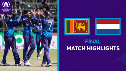 Dominant Sri Lanka thump Netherlands in tournament final | CWC23 Qualifier