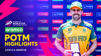 Anrich Nortje lights up New York with terrific spell | T20WC 2024