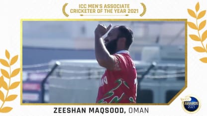 ICC Men's Associate Player of the Year 2021: Zeeshan Maqsood