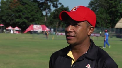 PNG's Charles Amini talks ahead of the 9th/10th place play-off against Hong Kong