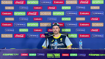 Josh Inglis- Australia post-match press conference, 22 Feb '25