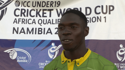 U19 CWC Africa Q: Namibia v Nigeria – Interview with Player of the Match Okpe Sylvester