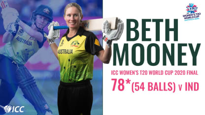 Beth Mooney's match-winning innings in the ICC Women's T20 World Cup 2020 final