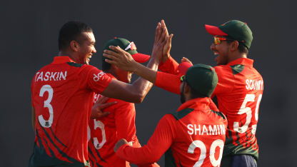 Taskin Ahmed leads Bangladesh fightback