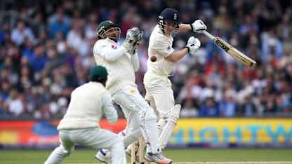 Dom Bess fell just short of a fifty in his second Test