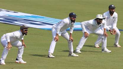India slip cordon - Rahane, Kohli, Rohit, Pujara