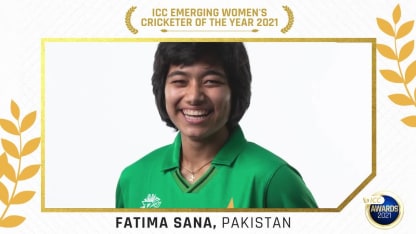 The ICC Emerging Women's Cricketer of the Year: Fatima Sana