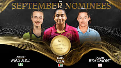 ICC Women’s Player of the Month nominees for September announced