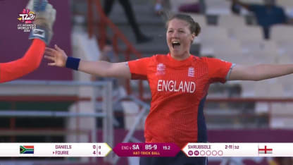 Nissan POTD: Anya Shrubsole claims a hat-trick