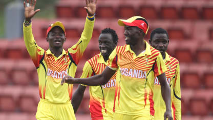 Uganda bowl Denmark out for just 129 in just 29 overs