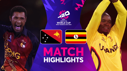 Uganda overcome PNG in low-scoring thriller | Match Highlights | T20WC 2024