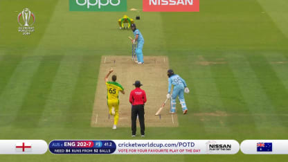 CWC19: ENG v AUS - Maxwell sensational to dismiss Woakes