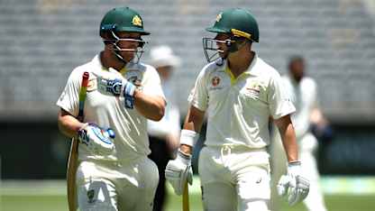 Marcus Harris and Aaron Finch