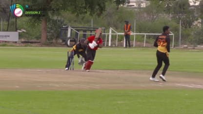 WCL 2: PNG v HK - Hong Kong's Anshuman Rath hits 85 from 98