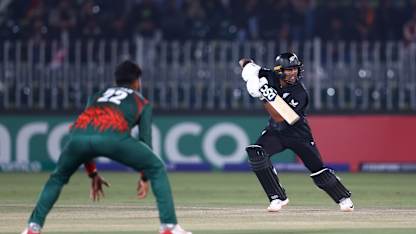 LIVE: Conway-Ravindra put New Zealand back on track in chase of 237