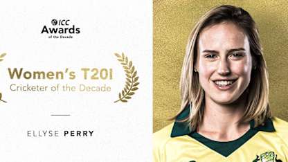 Ellyse Perry is the ICC Women's T20I Cricketer of the Decade