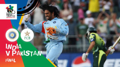 "In the air, Sreesanth takes it!" | FINAL – Ind v Pak | T20WC 2007