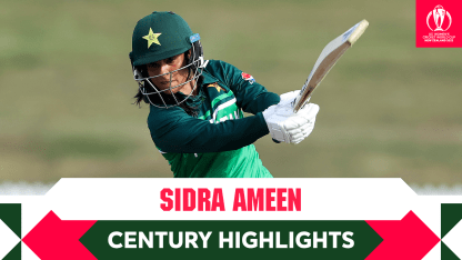 Highlights: Sidra Ameen hits stirring century