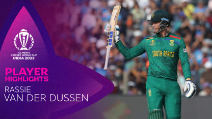 Van der Dussen special guides South Africa innings | CWC23