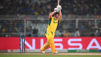 Warner clobbers clean six back into the stands | CWC23