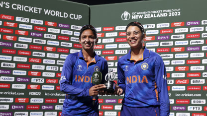 'We contributed equally' – Mandhana shares Player of the Match award with Harmanpreet in heart-warming gesture