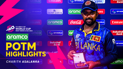 Charith Asalanka's belligerent knock guides Sri Lanka to a winning total | POTM Highlights | T20WC 2024