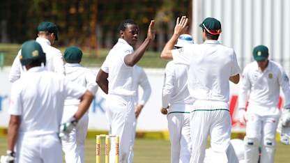 Kagiso Rabada made great use of the variable bounce on offer to wreck Bangladesh's middle-order with 3 for 33 in 10 overs, helping South Africa to a crushing 333-run win.