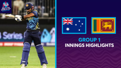 Asalanka cameo lifts Sri Lanka | AUS v SL | Innings Highlights | T20WC 2022