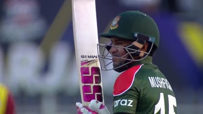Rampaul shatters Mushfiqur's stumps