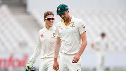Tim Paine and Pat Cummins
