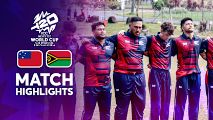 Samoa v Vanuatu | Match Highlights | Men's T20WC Sub-Regional EAP Qualifier A