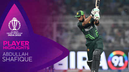 Shafique slams sublime half-century in Kolkata | CWC23