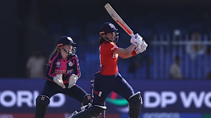 Maia Bouchier unleashes hat-trick of fours in the very first over | WT20WC 2024