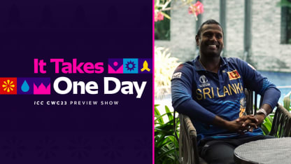 Angelo Mathews previews Sri Lanka’s big chance against Afghanistan | It Takes One Day: Episode 30 | CWC23