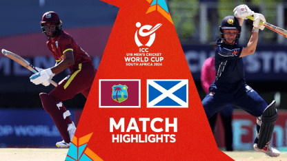 West Indies v Scotland | Match Highlights | U19 CWC 2024