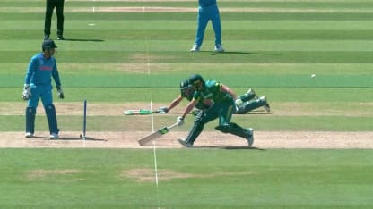 WICKET: Miller run-out courtesy a huge mix-up