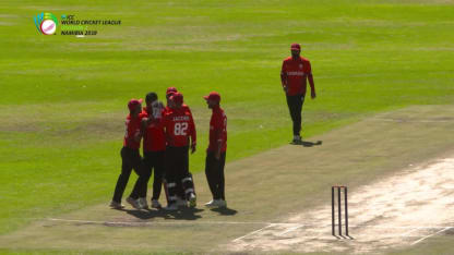 WCL 2: Canada v USA – Marshall is trapped LBW