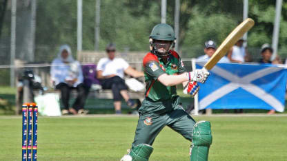 Nigar Sultana plays through gully, 2nd Semi-Final: Bangladesh Women v Scotland Women, VRA Ground, 12th July 2018.