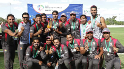 The UAE are crowned champions of the ICC World Cricket League Division 2.jpeg