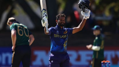 Dimuth Karunaratne sparkles with a ton for Sri Lanka | CWC23 Qualifier