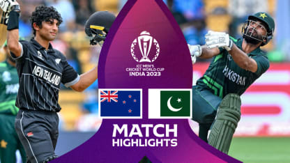 Zaman keeps Pakistan World Cup dreams alive | Match Highlights | CWC23