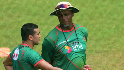Courtney Walsh and Taskin Ahmed