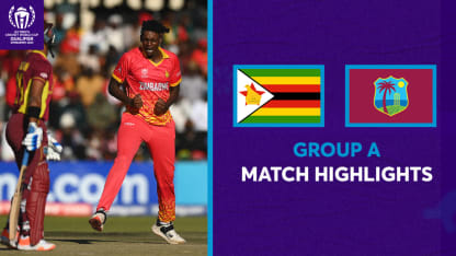 Zimbabwe beat West Indies to reel off third win | CWC23 Qualifier