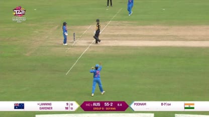 IND v AUS: Poonam Yadav's bowling against Australia