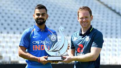 Virat Kohli and Eoin Morgan